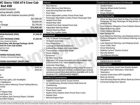 New 2026 GMC Sierra 1500 AT4 w/ AT4 Premium Package AWD/4WD image 1