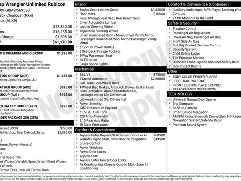 Used 2021 Jeep Wrangler Unlimited Rubicon image 42