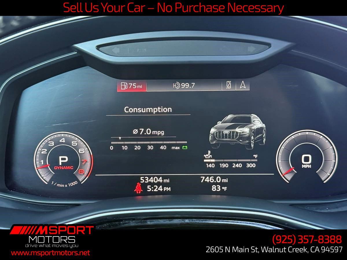Used 2020 Audi Q8 Premium w/ Black Optic Package AWD/4WD image 7