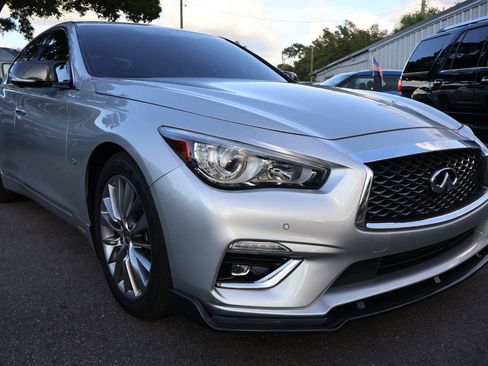Used 2020 INFINITI Q50 Luxe w/ Essential Package (3.0T Luxe) RWD image 3