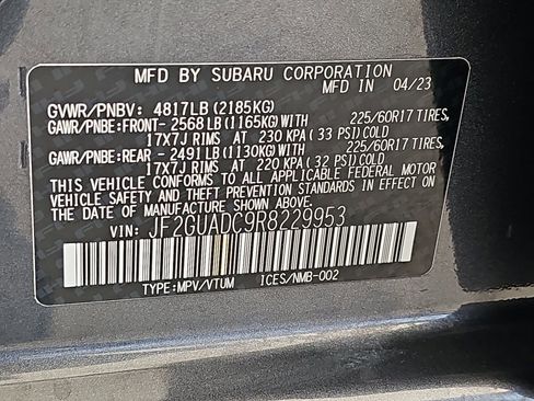 Used 2024 Subaru Crosstrek 2.0i Premium image 41