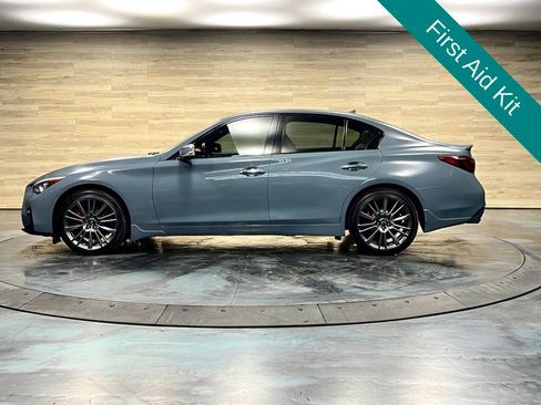 Used 2021 INFINITI Q50 Red Sport 400 w/ Carbon Fiber Package AWD/4WD image 11