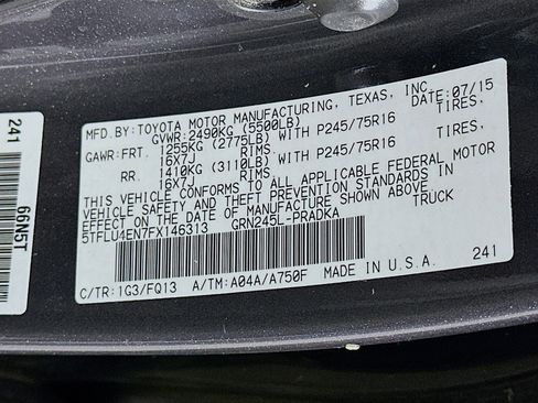 Used 2015 Toyota Tacoma 4x4 Double Cab image 12