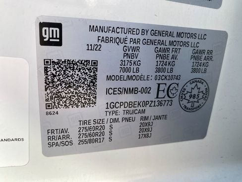 Used 2023 Chevrolet Silverado 1500 Custom image 32