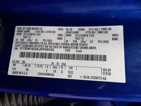 Used 2018 Ford F150 XLT w/ Equipment Group 301A Mid AWD/4WD image 55