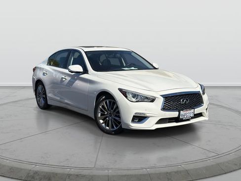 Used 2023 INFINITI Q50 Luxe w/ Cargo Package RWD image 1