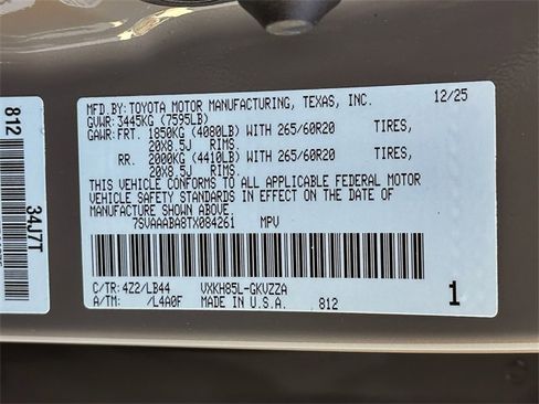 New 2026 Toyota Sequoia 1794 Edition image 25