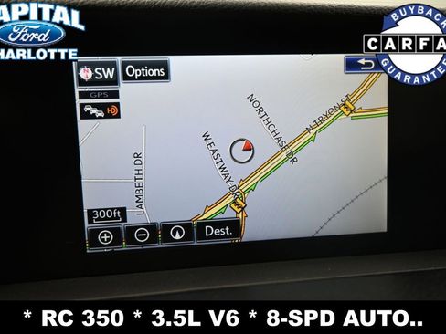Used 2015 Lexus RC 350 w/ F Sport w/Summer Tires RWD image 12