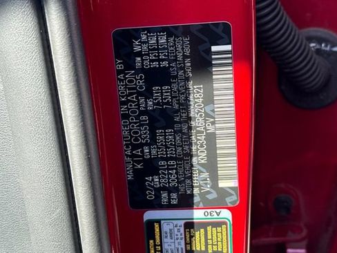 Certified 2024 Kia EV6 Light RWD image 38