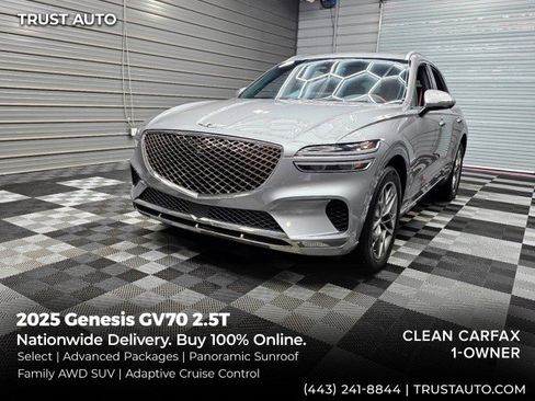 Used 2025 Genesis GV70 2.5T w/ Advanced Package AWD/4WD image 1