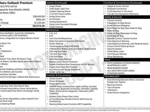 Used 2023 Subaru Outback Premium image 5