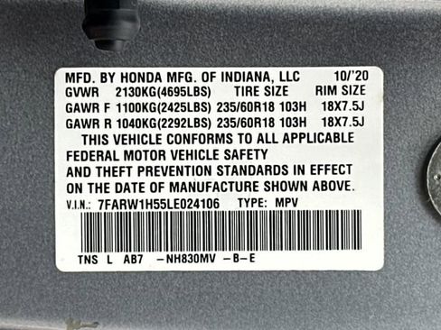 Used 2020 Honda CR-V EX image 31