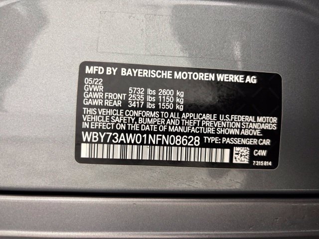 Used 2022 BMW i4 eDrive40 w/ Premium Package RWD image 25