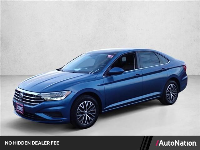 Used 2021 Volkswagen Jetta SE w/ SE Cold Weather Package FWD image 1