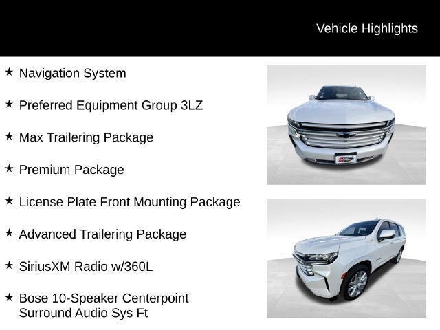 Used 2022 Chevrolet Tahoe High Country w/ Premium Package AWD/4WD image 14