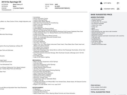 Used 2019 Kia Sportage EX w/ EX Premium Package image 4