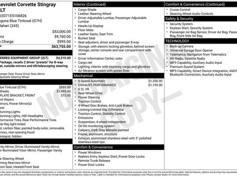Used 2014 Chevrolet Corvette Stingray Coupe w/ 2LT Preferred Equipment Group RWD image 3