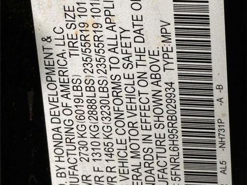 Certified 2024 Honda Odyssey Elite image 31