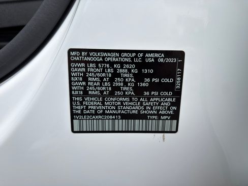 Certified 2024 Volkswagen Atlas Cross Sport SE AWD/4WD image 25
