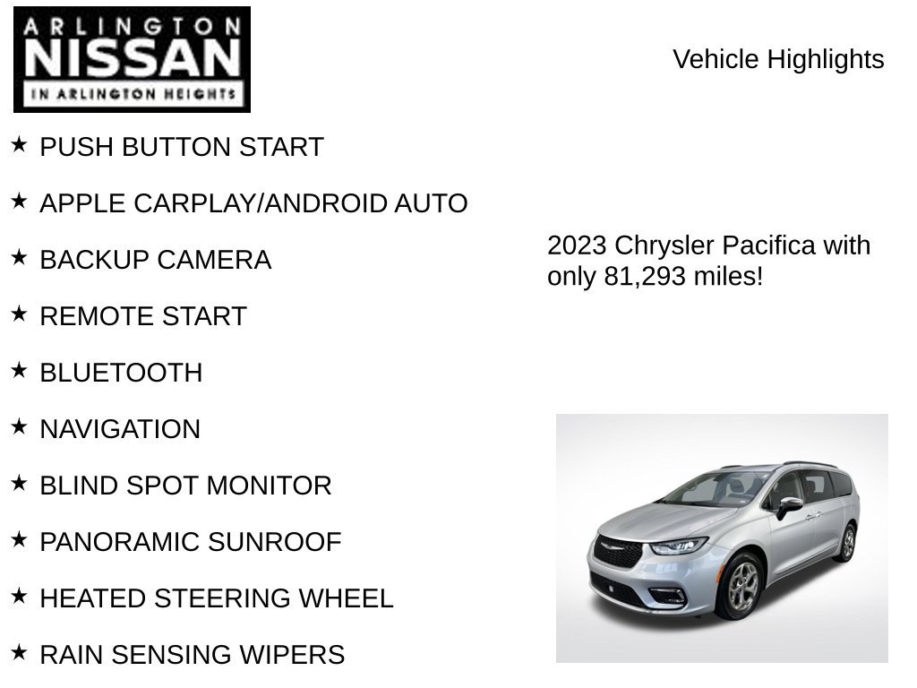Used 2023 Chrysler Pacifica Limited FWD image 7
