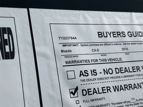 Used 2016 MAZDA CX-5 Sport image 36