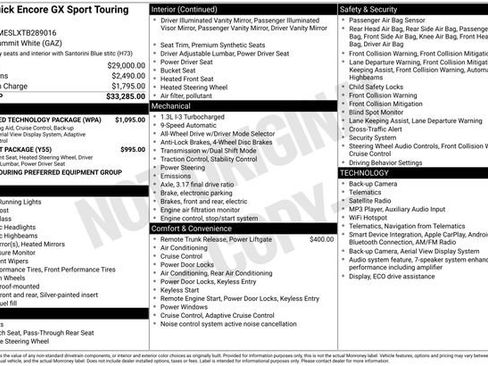 New 2026 Buick Encore GX Sport Touring w/ Advanced Technology Package AWD/4WD image 23