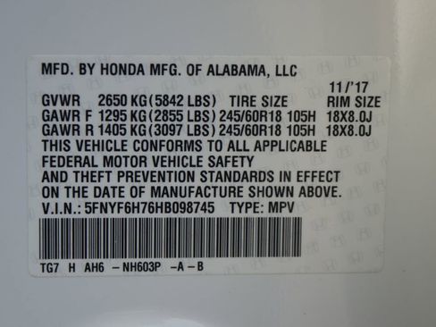 Used 2017 Honda Pilot EX-L image 29