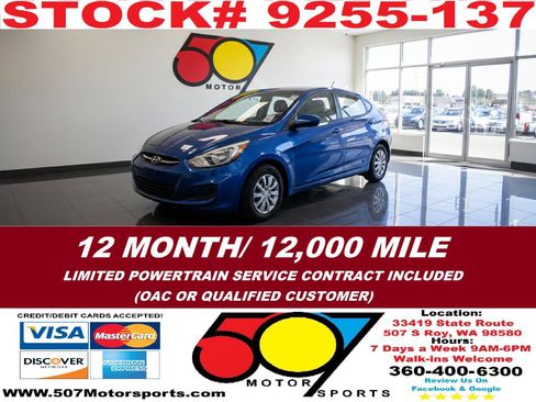 Used 2016 Hyundai Accent SE image 1