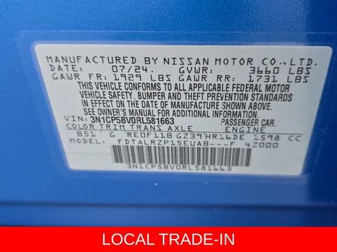 Used 2024 Nissan Kicks S FWD image 34