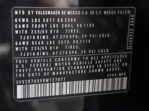 Certified 2024 Volkswagen Tiguan SE AWD/4WD image 48