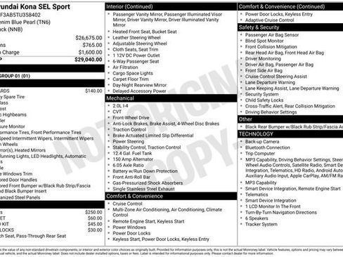 Used 2026 Hyundai Kona SEL Sport FWD image 23
