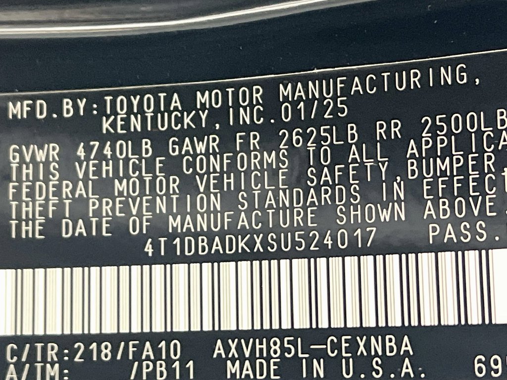 Used 2025 Toyota Camry LE w/ Convenience Package AWD/4WD image 23
