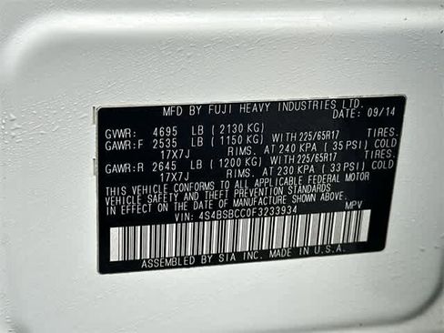 Used 2015 Subaru Outback 2.5i Premium image 21