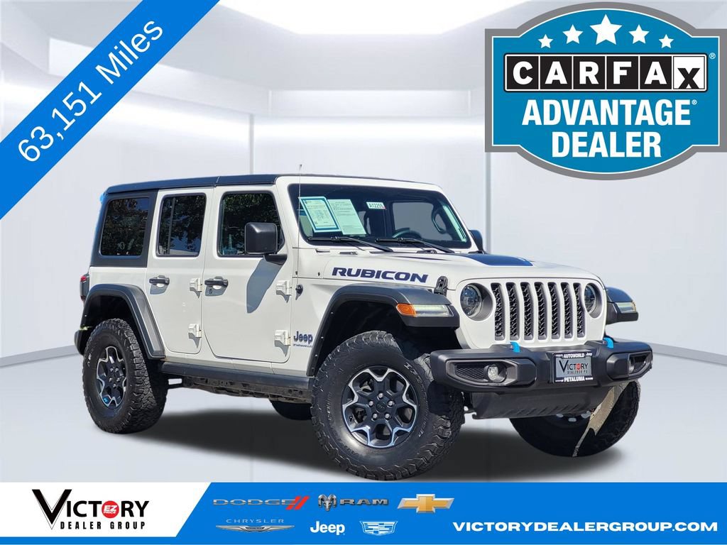 Used 2023 Jeep Wrangler Unlimited Rubicon 4xe AWD/4WD image 1