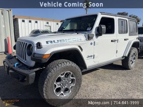 Used 2023 Jeep Wrangler Unlimited Rubicon 4xe w/ Steel Bumper Group image 1