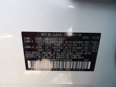 Certified 2023 Subaru Ascent Onyx Edition Limited AWD/4WD image 35