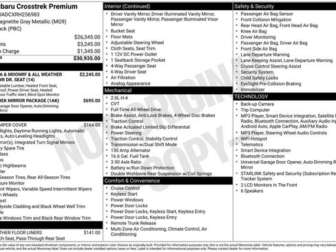 Certified 2024 Subaru Crosstrek 2.0i Premium AWD/4WD image 34