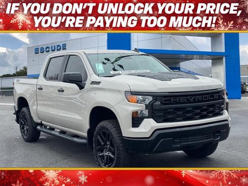 New 2026 Chevrolet Silverado 1500 Custom Trail Boss w/ Dark Appearance Package image 1