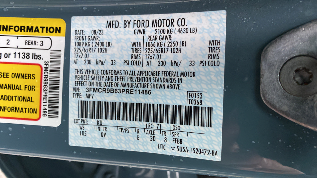 Used 2023 Ford Bronco Sport Big Bend w/ Convenience Package AWD/4WD image 30