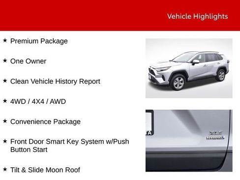 Used 2024 Toyota RAV4 XLE w/ Convenience Package AWD/4WD image 9
