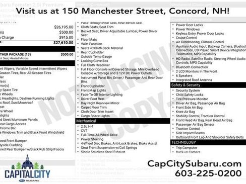 Used 2018 Subaru Forester 2.5i Premium w/ All-Weather Package image 27