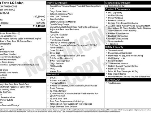Certified 2017 Kia Forte LX image 11