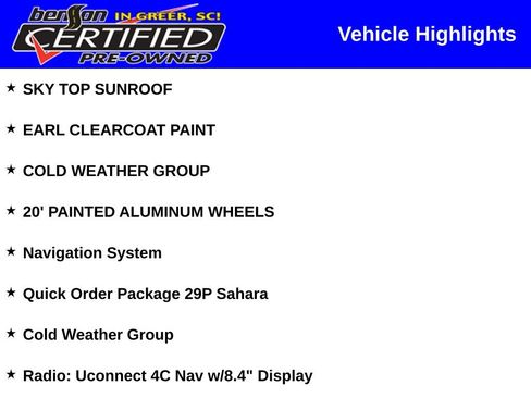 Used 2023 Jeep Wrangler Unlimited Sahara w/ Cold Weather Group AWD/4WD image 3