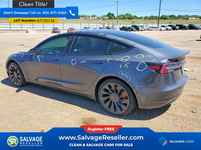 Used 2021 Tesla Model 3 Performance AWD/4WD image 3