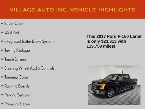 Used 2017 Ford F150 Lariat w/ Equipment Group 502A Luxury AWD/4WD image 7