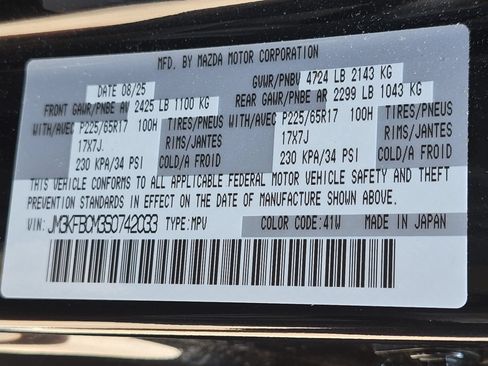 Certified 2025 MAZDA CX-5 AWD 2.5 S w/ Preferred Package image 38