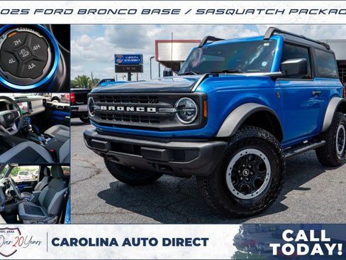 Used 2025 Ford Bronco 2-Door w/ Sasquatch Package AWD/4WD image 1