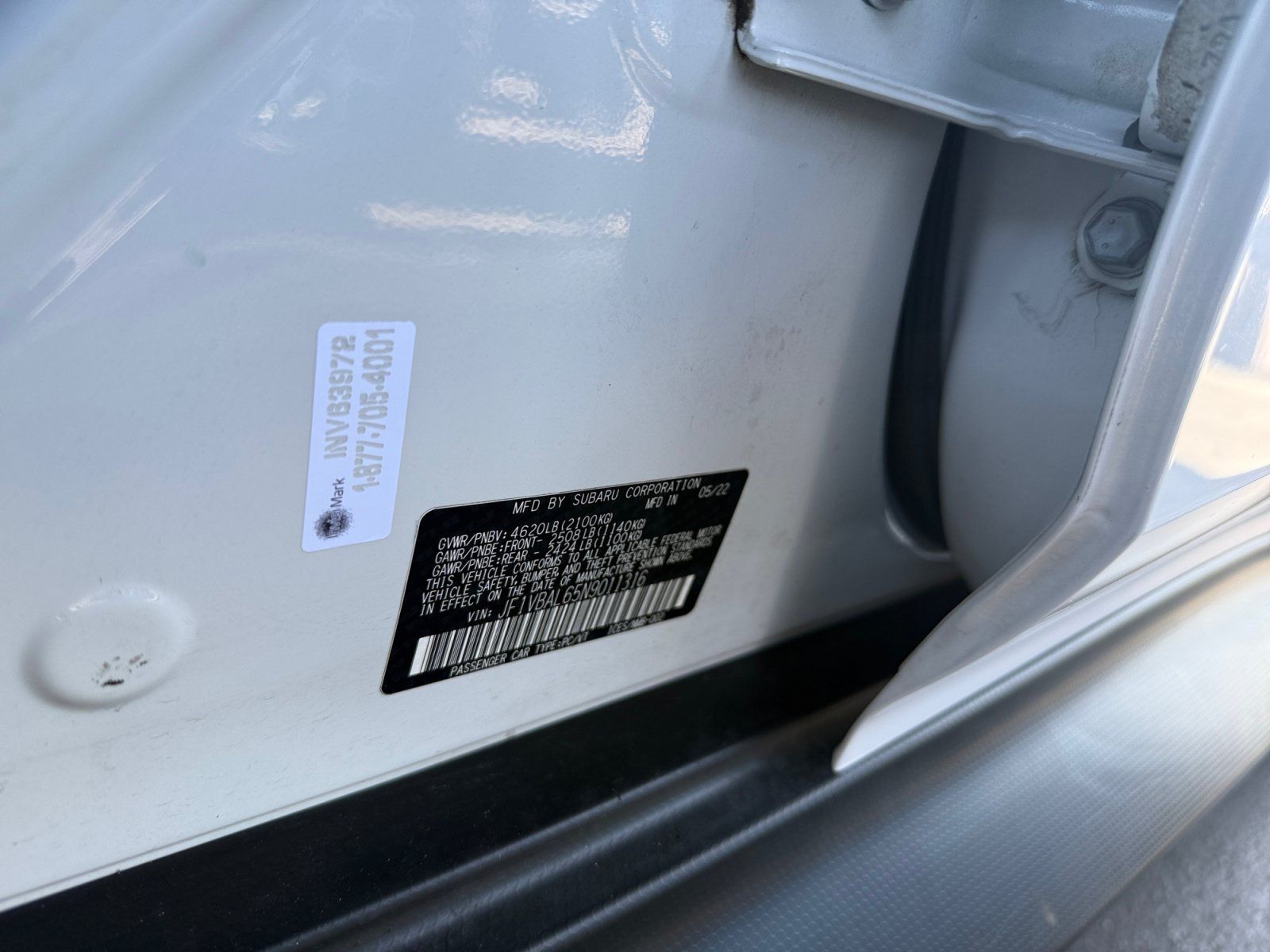 Used 2022 Subaru WRX Limited AWD/4WD image 22