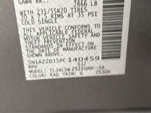 Used 2023 Nissan Murano Platinum w/ Cargo Package FWD image 29