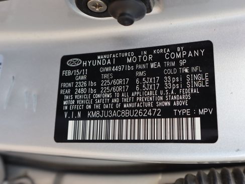 Used 2011 Hyundai Tucson GLS FWD image 12